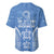 FSM Kosrae States Baseball Jersey Micronesia Six 9 One Polynesian Tribal Pattern