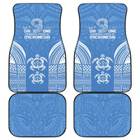 FSM Kosrae States Car Mats Micronesia Six 9 One Polynesian Tribal Pattern
