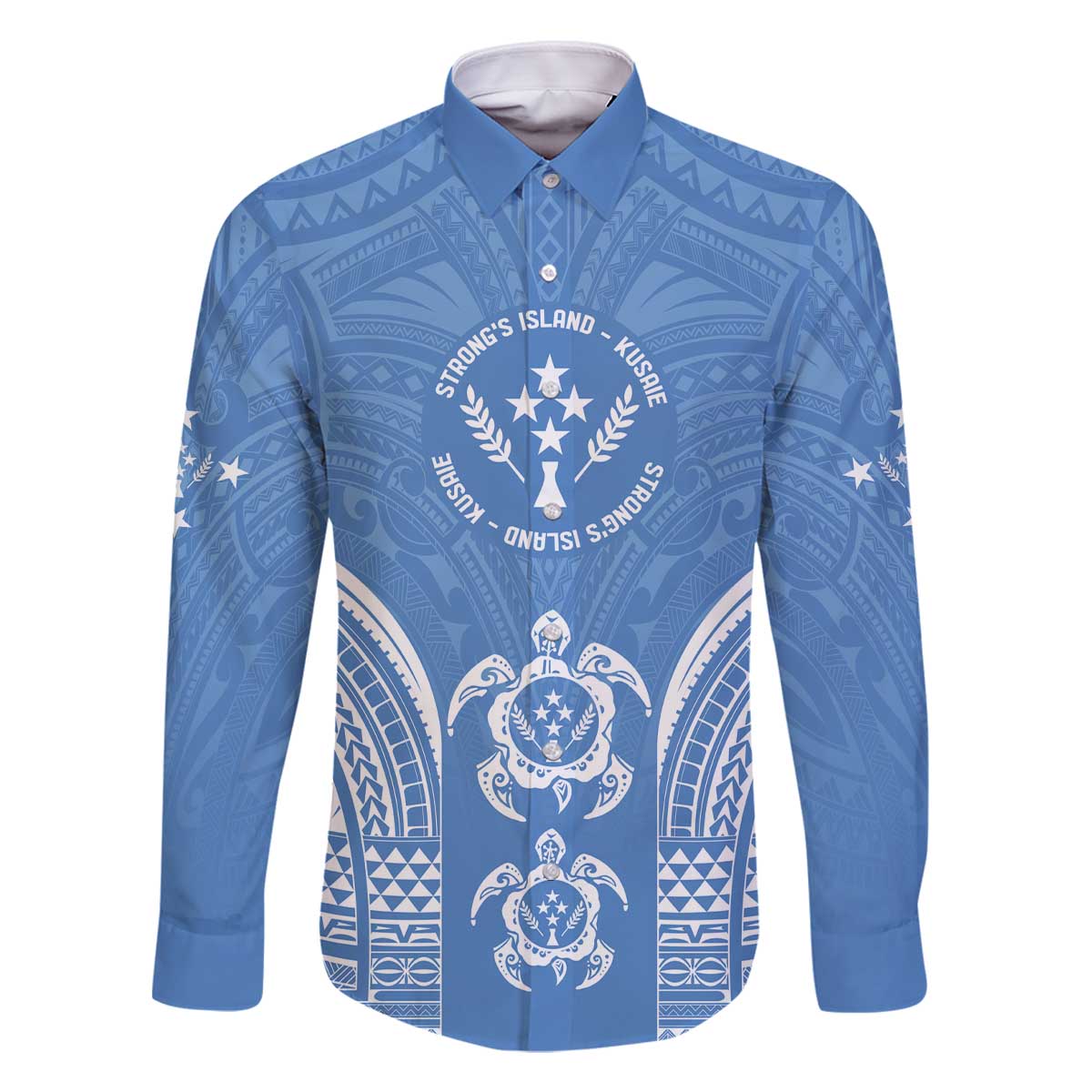 FSM Kosrae States Family Matching Off The Shoulder Long Sleeve Dress and Hawaiian Shirt Micronesia Six 9 One Polynesian Tribal Pattern