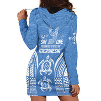 FSM Kosrae States Hoodie Dress Micronesia Six 9 One Polynesian Tribal Pattern