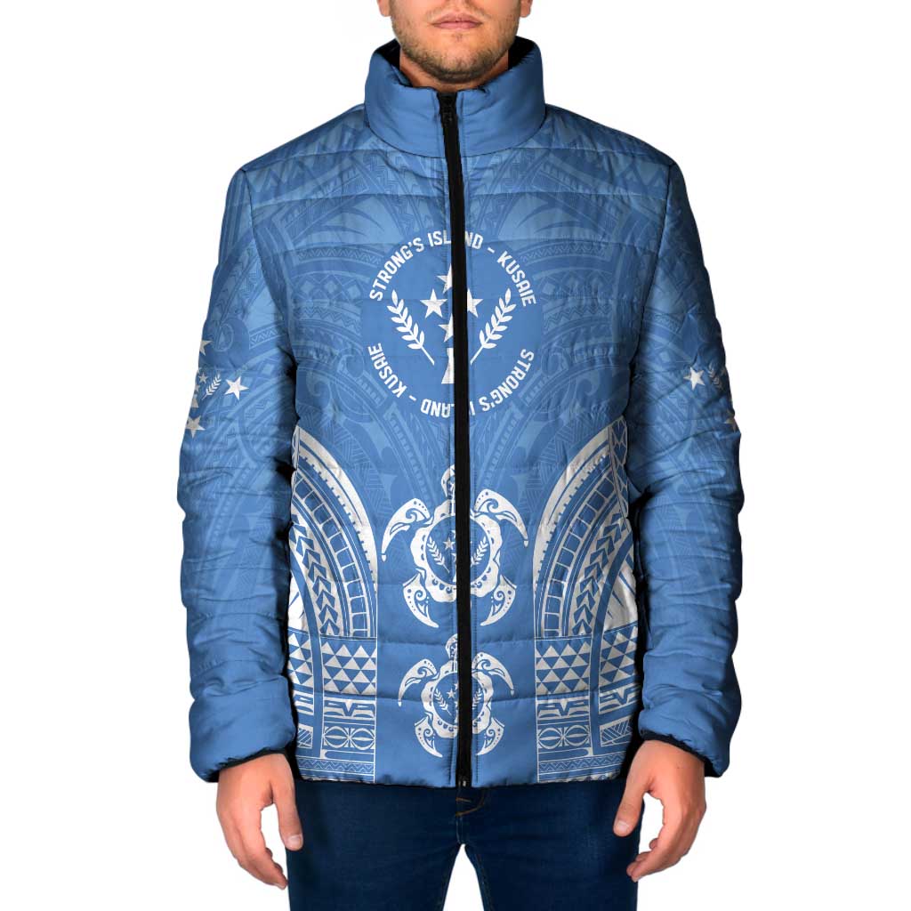 FSM Kosrae States Padded Jacket Micronesia Six 9 One Polynesian Tribal Pattern - Polynesian Pride