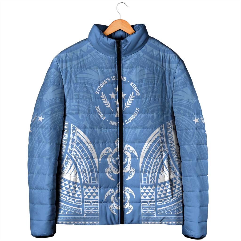 FSM Kosrae States Padded Jacket Micronesia Six 9 One Polynesian Tribal Pattern - Polynesian Pride