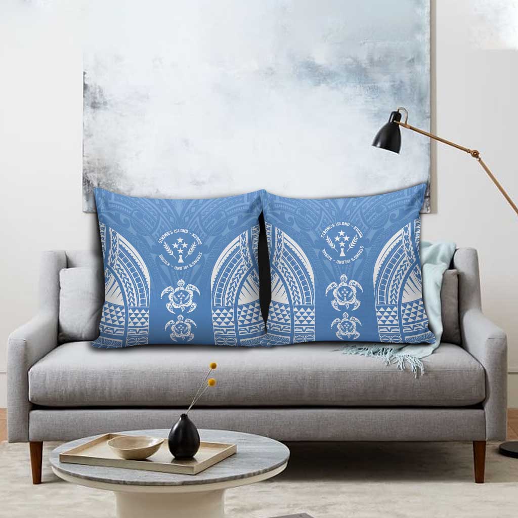 FSM Kosrae States Pillow Cover Micronesia Six 9 One Polynesian Tribal Pattern - Polynesian Pride