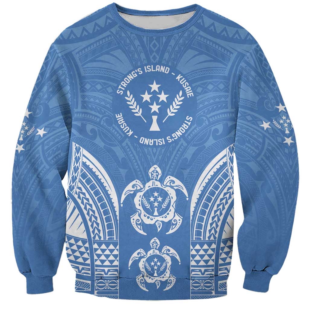 FSM Kosrae States Sweatshirt Micronesia Six 9 One Polynesian Tribal Pattern
