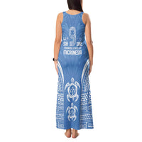FSM Kosrae States Tank Maxi Dress Micronesia Six 9 One Polynesian Tribal Pattern