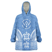 FSM Kosrae States Wearable Blanket Hoodie Micronesia Six 9 One Polynesian Tribal Pattern