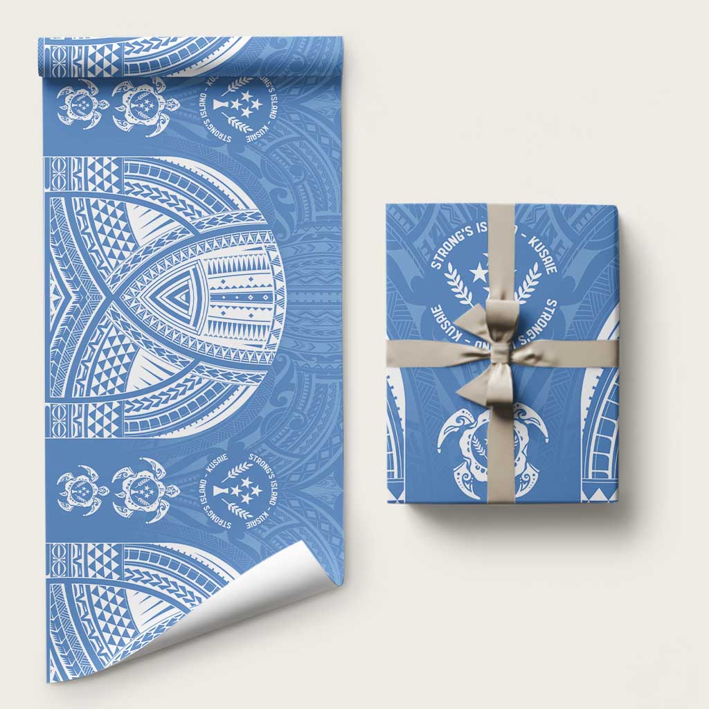 FSM Kosrae States Wrapping Paper Micronesia Six 9 One Polynesian Tribal Pattern - Polynesian Pride