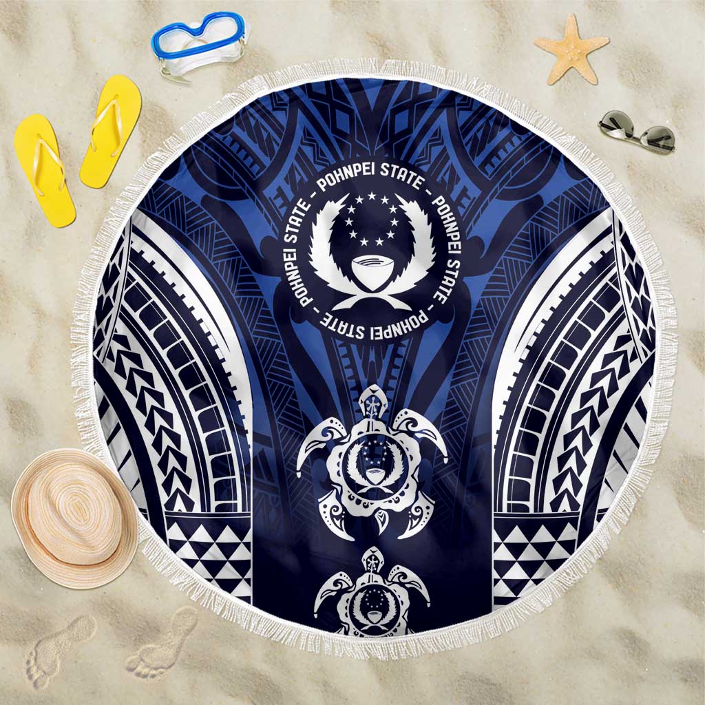 FSM Pohnpei States Beach Blanket Micronesia Six 9 One Polynesian Tribal Pattern