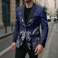 FSM Pohnpei States Blazer Micronesia Six 9 One Polynesian Tribal Pattern - Polynesian Pride