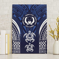 FSM Pohnpei States Canvas Wall Art Micronesia Six 9 One Polynesian Tribal Pattern