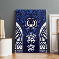 FSM Pohnpei States Canvas Wall Art Micronesia Six 9 One Polynesian Tribal Pattern