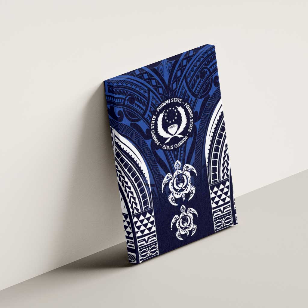 FSM Pohnpei States Canvas Wall Art Micronesia Six 9 One Polynesian Tribal Pattern