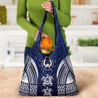 FSM Pohnpei States Grocery Bag Micronesia Six 9 One Polynesian Tribal Pattern