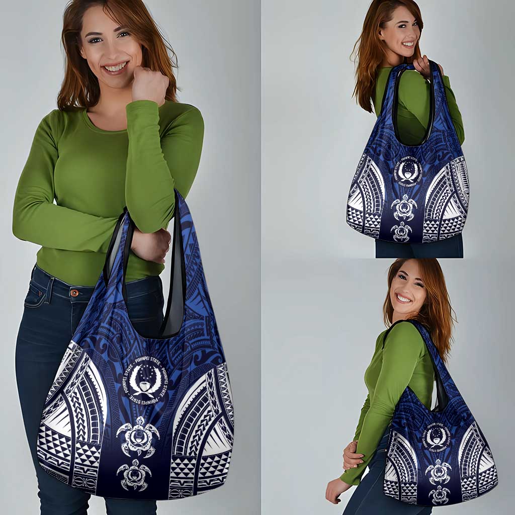 FSM Pohnpei States Grocery Bag Micronesia Six 9 One Polynesian Tribal Pattern