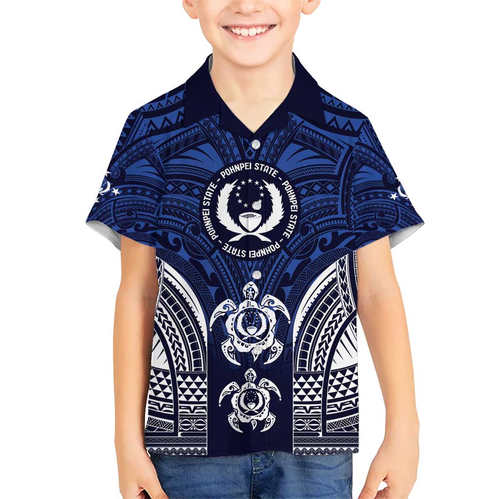 FSM Pohnpei States Hawaiian Shirt Micronesia Six 9 One Polynesian Tribal Pattern