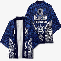 FSM Pohnpei States Kimono Micronesia Six 9 One Polynesian Tribal Pattern - Polynesian Pride