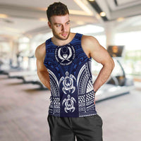 FSM Pohnpei States Men Tank Top Micronesia Six 9 One Polynesian Tribal Pattern