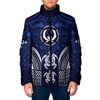 FSM Pohnpei States Padded Jacket Micronesia Six 9 One Polynesian Tribal Pattern - Polynesian Pride