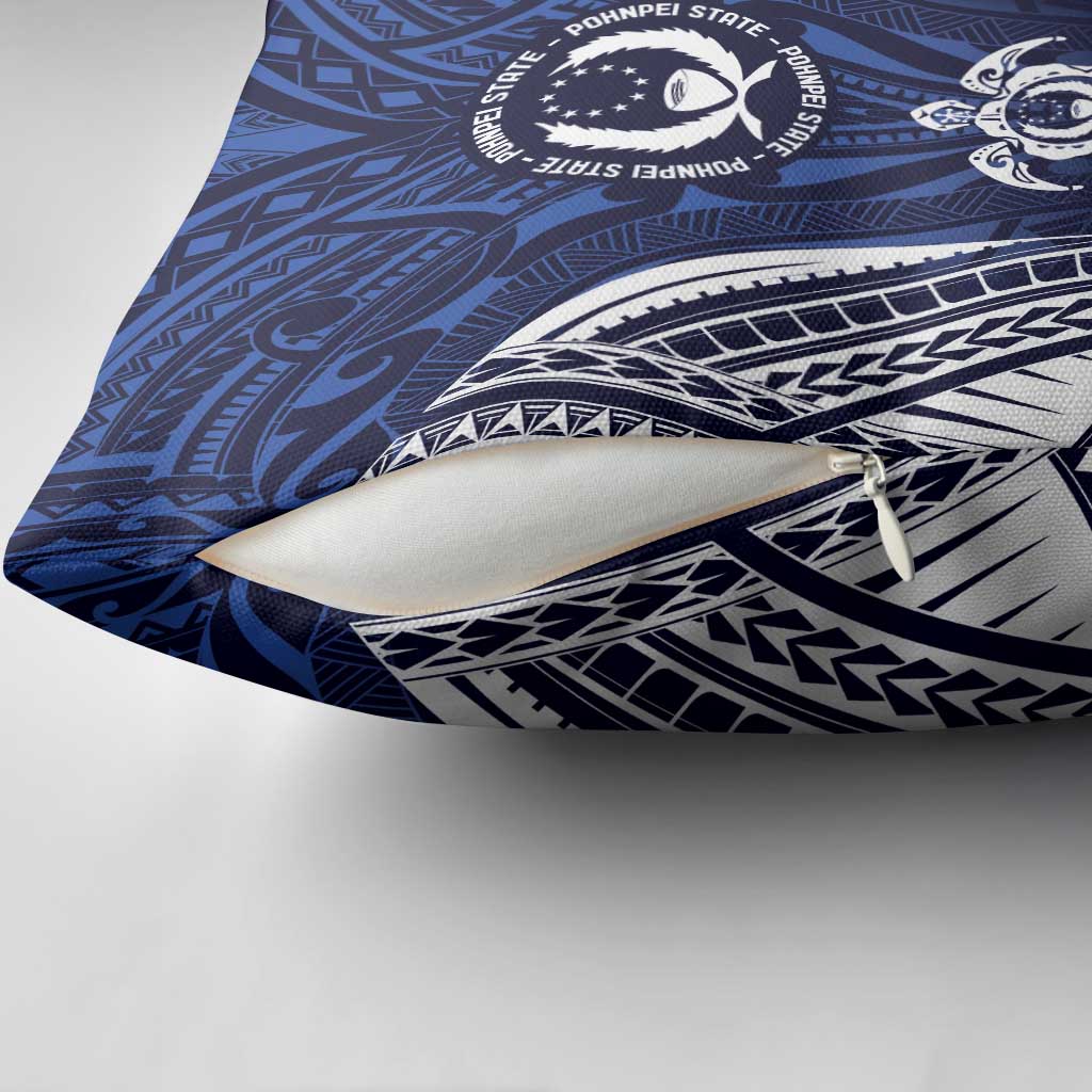 FSM Pohnpei States Pillow Cover Micronesia Six 9 One Polynesian Tribal Pattern - Polynesian Pride