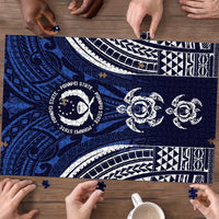 FSM Pohnpei States Puzzle Micronesia Six 9 One Polynesian Tribal Pattern - Polynesian Pride