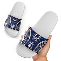 FSM Pohnpei States Slide Sandals Micronesia Six 9 One Polynesian Tribal Pattern - Polynesian Pride