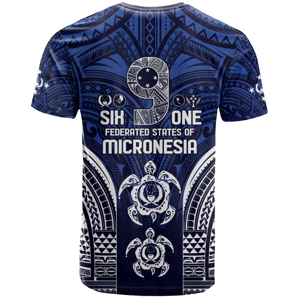 FSM Pohnpei States T Shirt Micronesia Six 9 One Polynesian Tribal Pattern