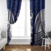 FSM Pohnpei States Window Curtain Micronesia Six 9 One Polynesian Tribal Pattern