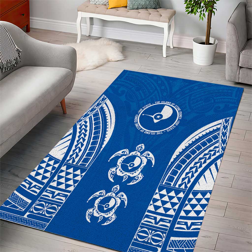 FSM Yap States Area Rug Micronesia Six 9 One Polynesian Tribal Pattern