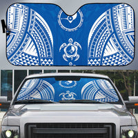 FSM Yap States Auto Sun Shade Micronesia Six 9 One Polynesian Tribal Pattern - Polynesian Pride