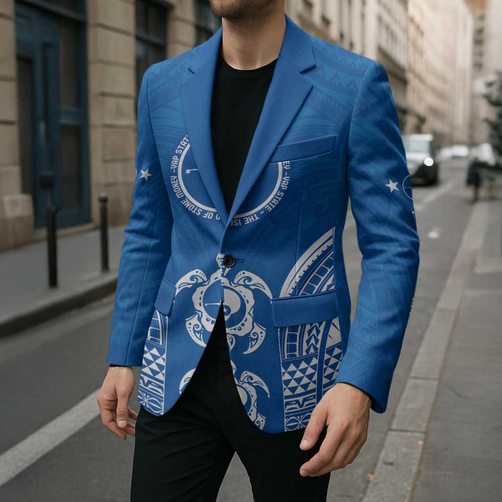FSM Yap States Blazer Micronesia Six 9 One Polynesian Tribal Pattern - Polynesian Pride