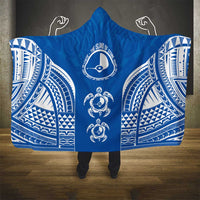 FSM Yap States Hooded Blanket Micronesia Six 9 One Polynesian Tribal Pattern