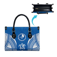FSM Yap States Leather Bag Micronesia Six 9 One Polynesian Tribal Pattern - Polynesian Pride