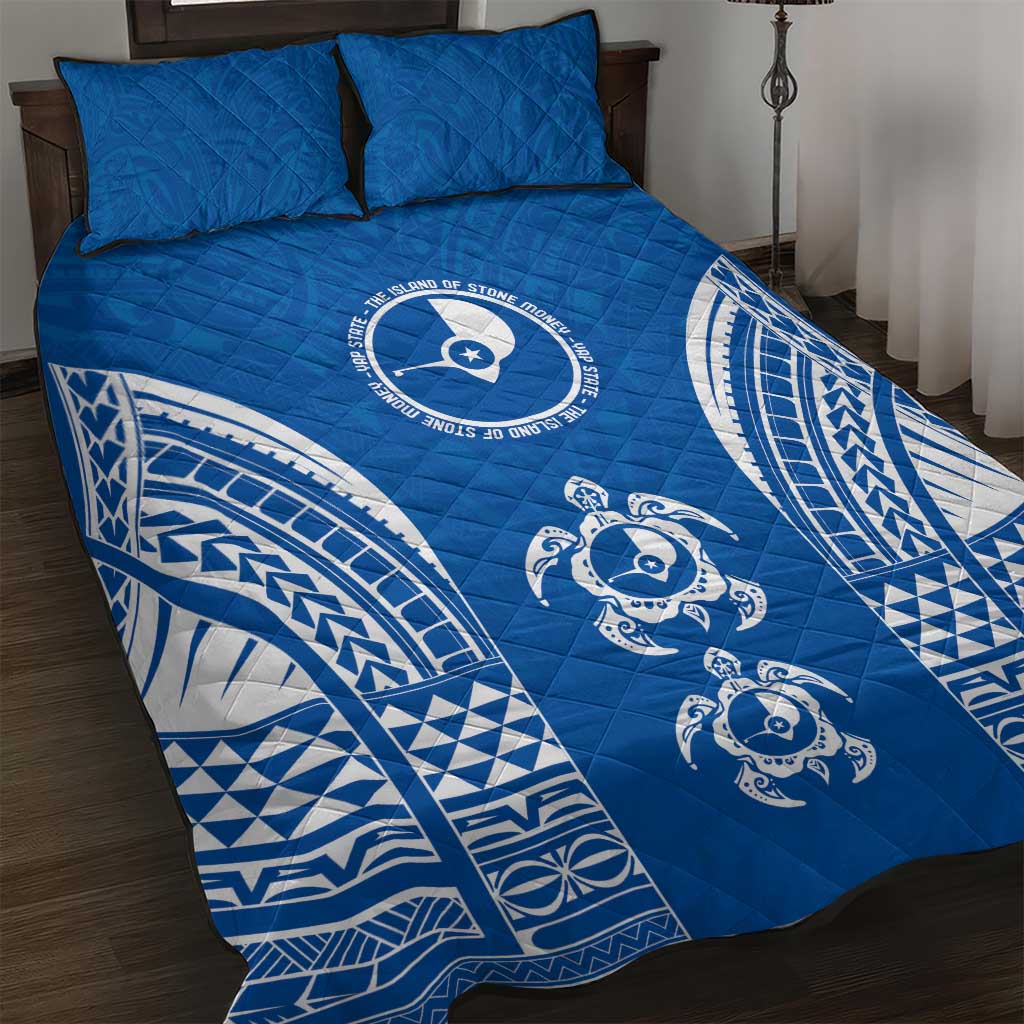 FSM Yap States Quilt Bed Set Micronesia Six 9 One Polynesian Tribal Pattern
