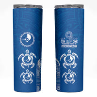 FSM Yap States Skinny Tumbler Micronesia Six 9 One Polynesian Tribal Pattern