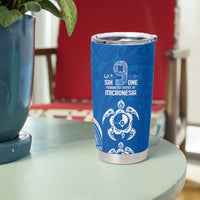 FSM Yap States Tumbler Cup Micronesia Six 9 One Polynesian Tribal Pattern