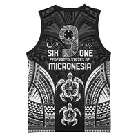 FSM Micronesia Six 9 One Basketball Jersey Polynesian Tribal Pattern - Polynesian Pride