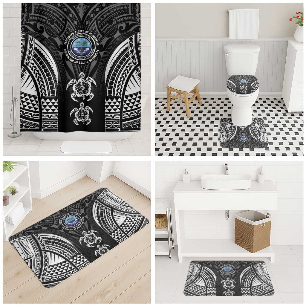 FSM Micronesia Six 9 One Bathroom Set Polynesian Tribal Pattern - Polynesian Pride
