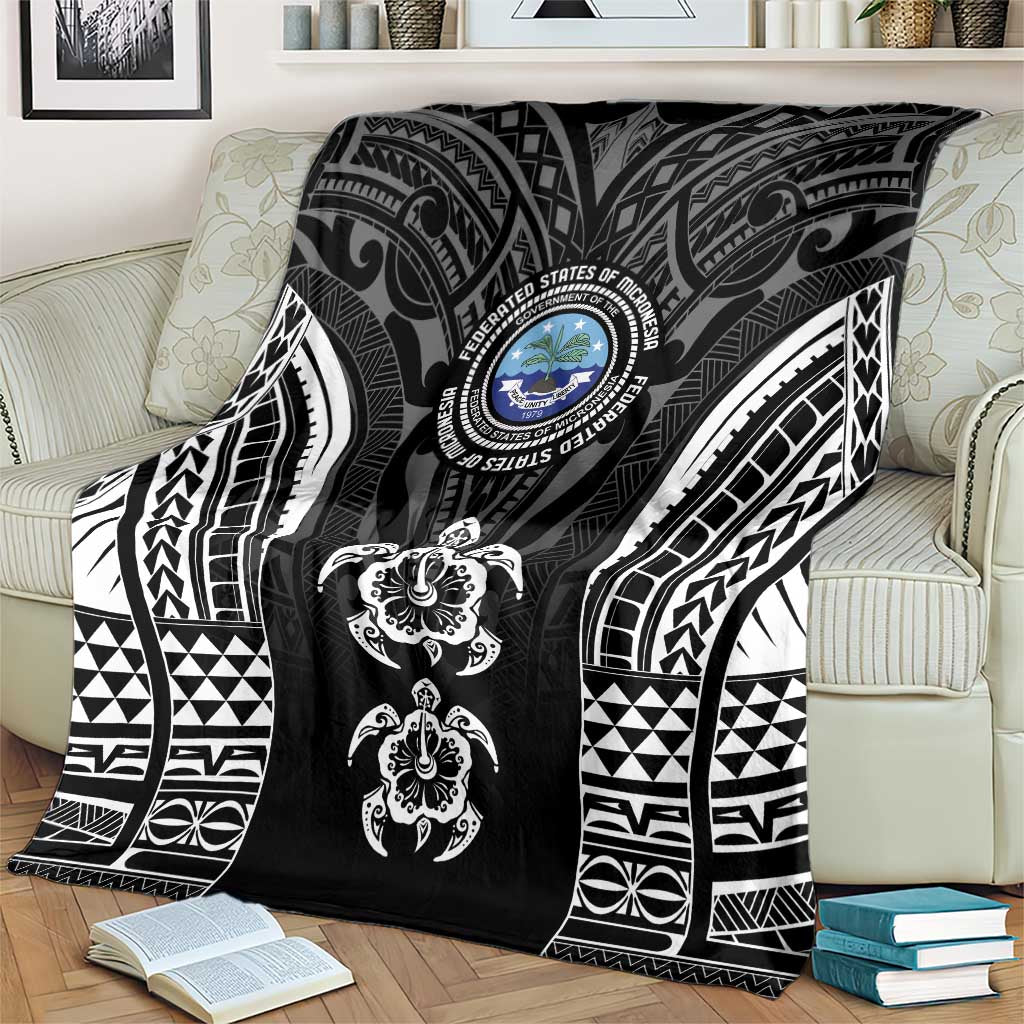 FSM Micronesia Six 9 One Blanket Polynesian Tribal Pattern