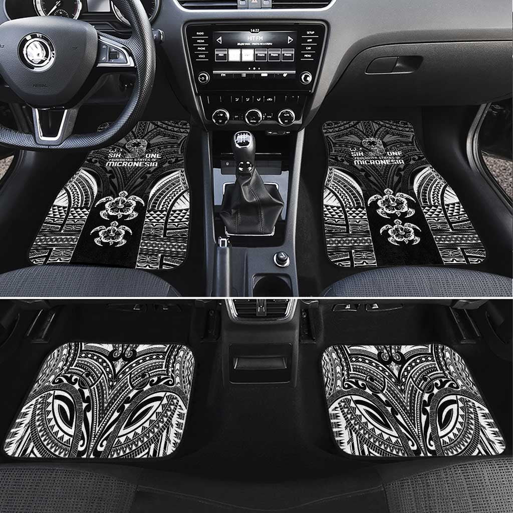 FSM Micronesia Six 9 One Car Mats Polynesian Tribal Pattern