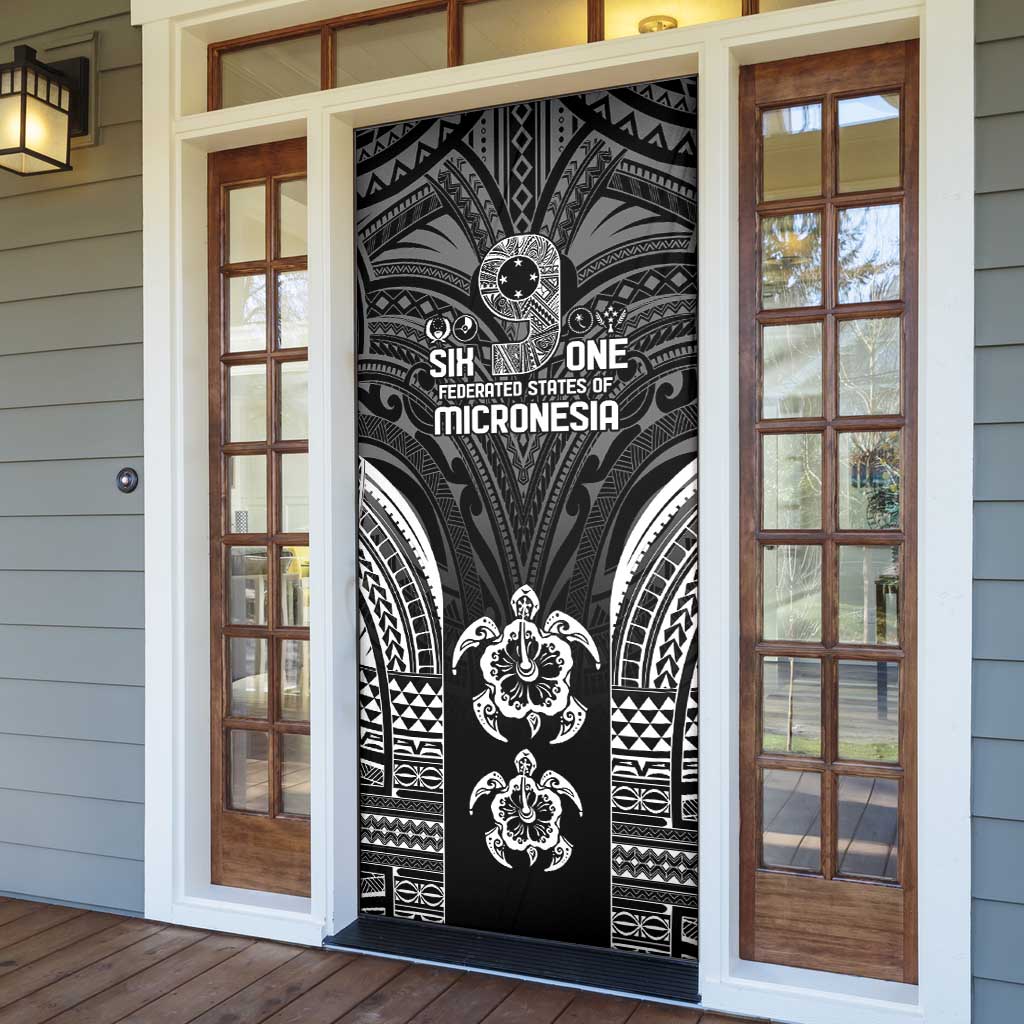 FSM Micronesia Six 9 One Door Cover Polynesian Tribal Pattern - Polynesian Pride