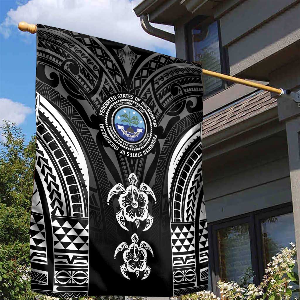 FSM Micronesia Six 9 One Garden Flag Polynesian Tribal Pattern