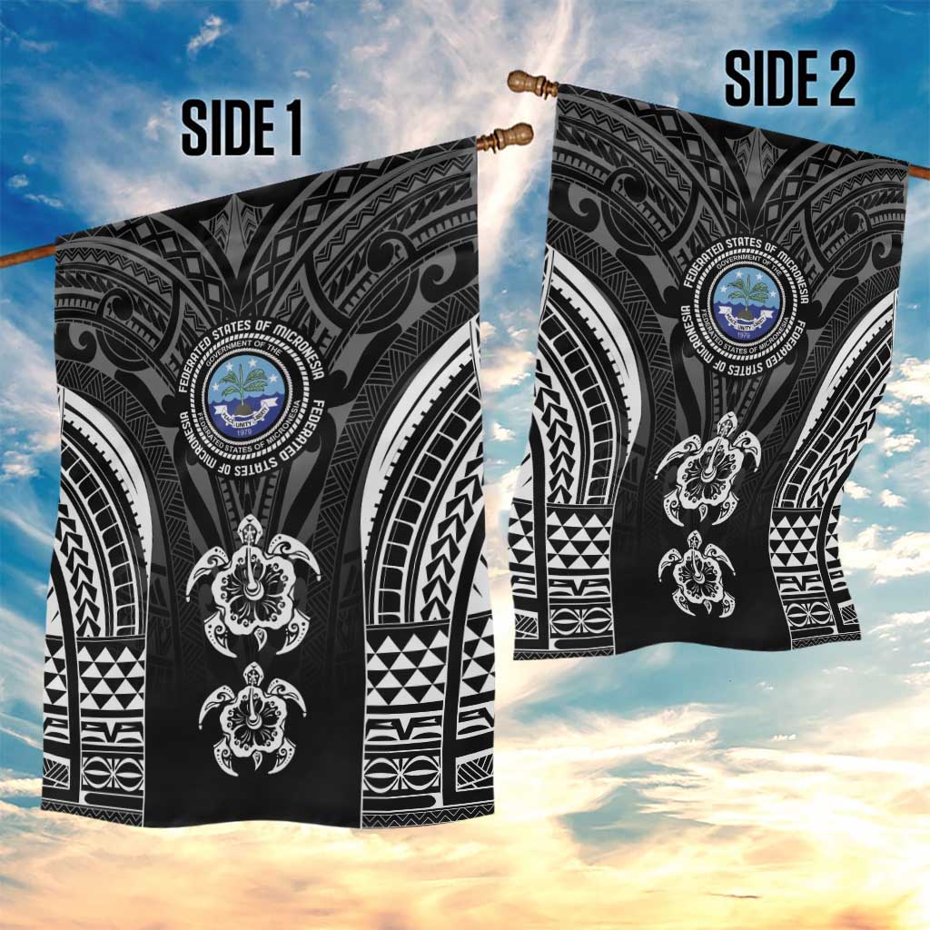 FSM Micronesia Six 9 One Garden Flag Polynesian Tribal Pattern