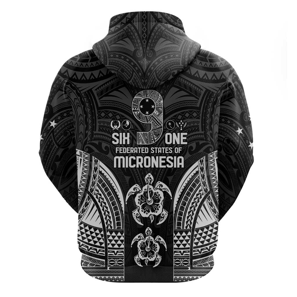 FSM Micronesia Six 9 One Hoodie Polynesian Tribal Pattern