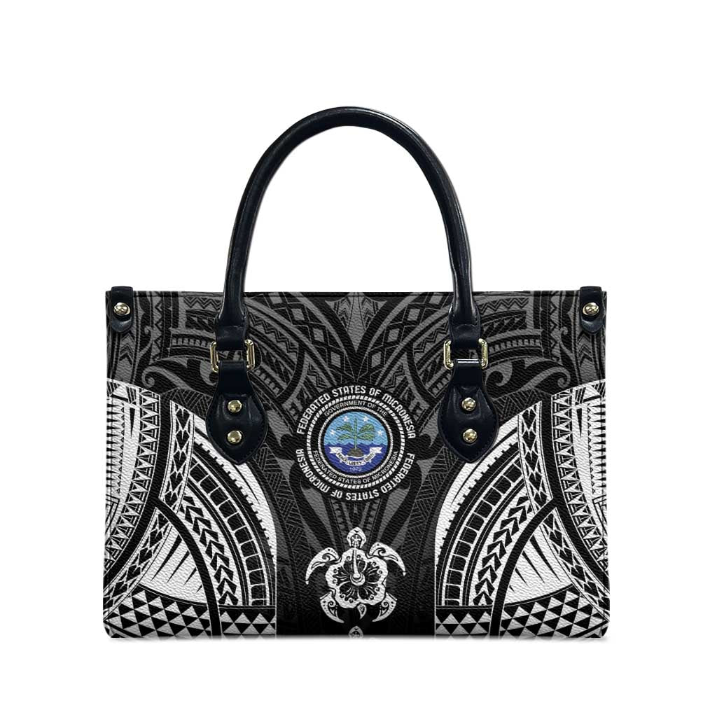 FSM Micronesia Six 9 One Leather Bag Polynesian Tribal Pattern - Polynesian Pride