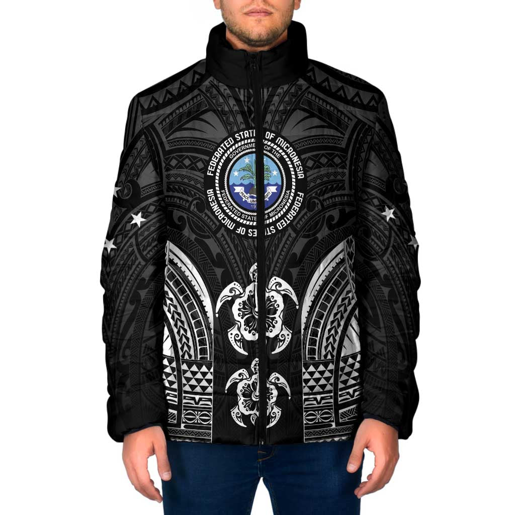 FSM Micronesia Six 9 One Padded Jacket Polynesian Tribal Pattern - Polynesian Pride