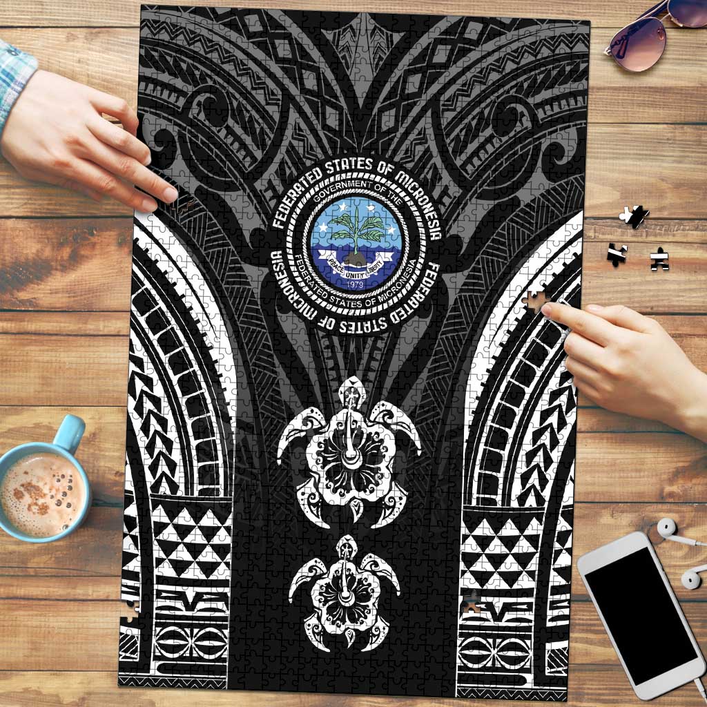 FSM Micronesia Six 9 One Puzzle Polynesian Tribal Pattern - Polynesian Pride