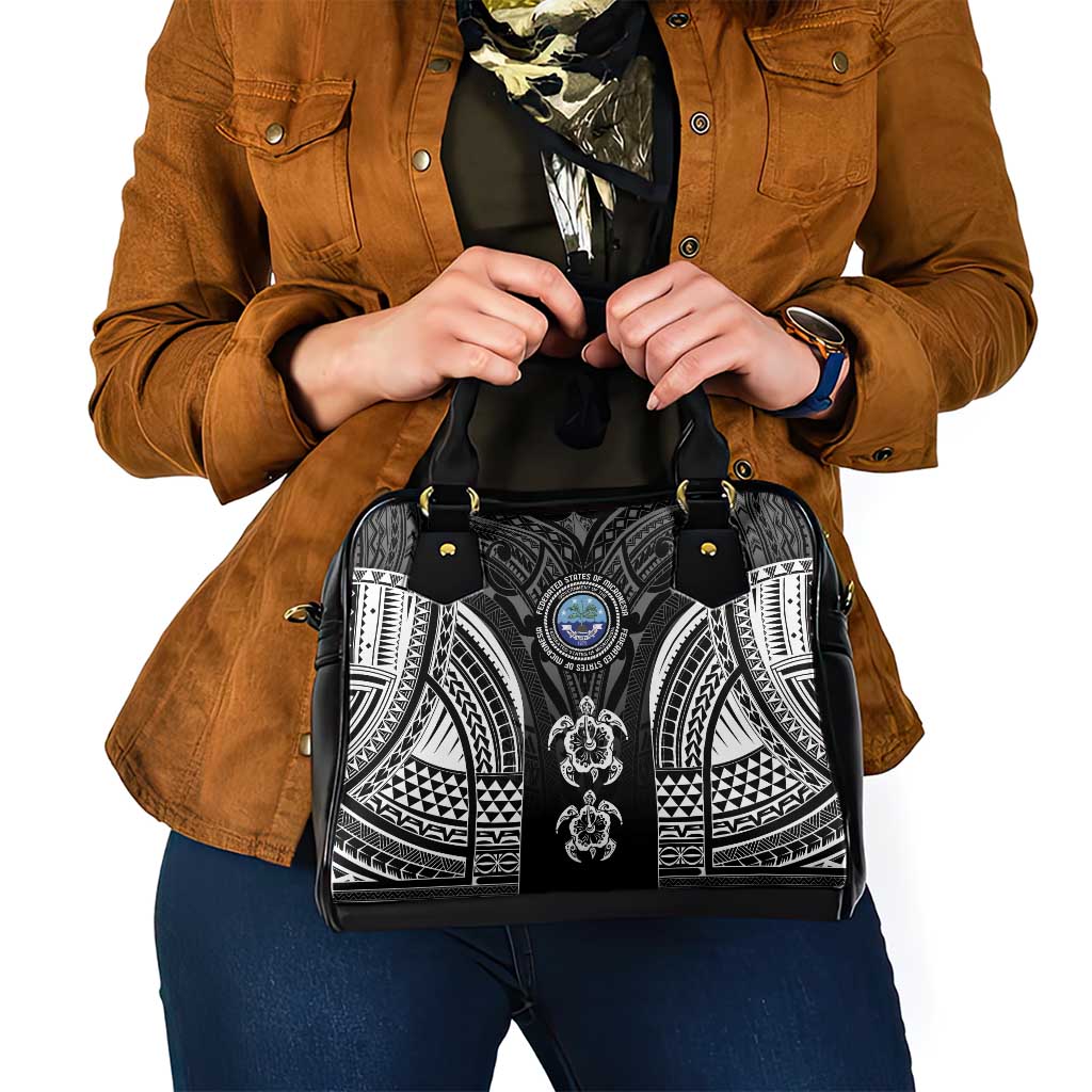 FSM Micronesia Six 9 One Shoulder Handbag Polynesian Tribal Pattern