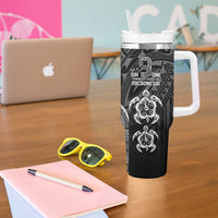 FSM Micronesia Six 9 One Tumbler With Handle Polynesian Tribal Pattern