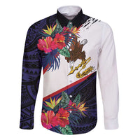 American Samoa Flag Day Since 1900 Family Matching Mermaid Dress and Hawaiian Shirt Samoa Muamua Le Atua Tropical Flowers