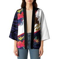 American Samoa Flag Day Since 1900 Kimono Samoa Muamua Le Atua Tropical Flowers - Polynesian Pride